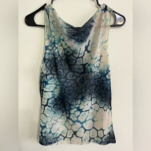 Sheer printed tank